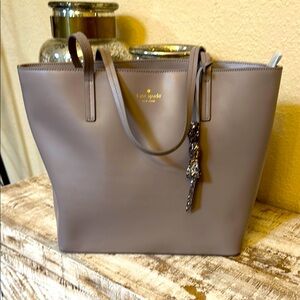 NWOT Kate Spade Taupe Tote Bag